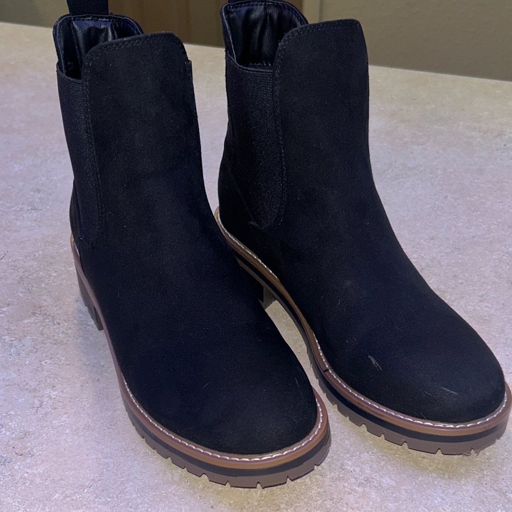 Kensie Black Ankle Boots